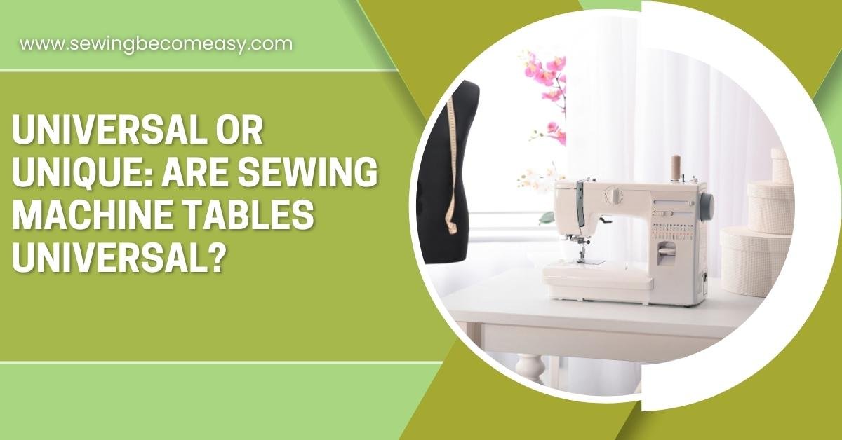 Are Sewing Machine Tables Universal?