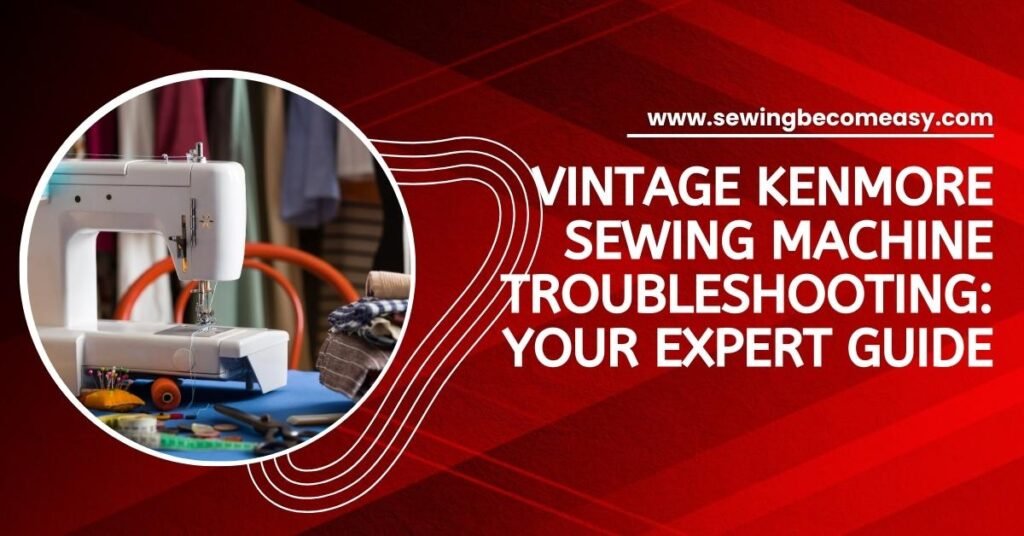 Vintage Kenmore Sewing Machine Troubleshooting