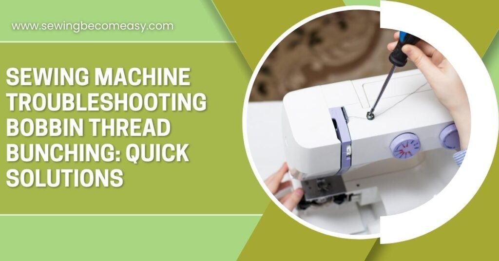 Sewing Machine Troubleshooting Bobbin Thread Bunching