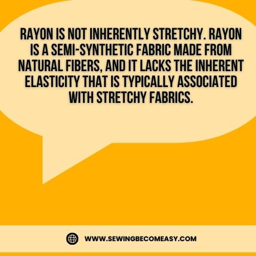 Unveiling Fabric Behavior | Is Rayon Stretchy?