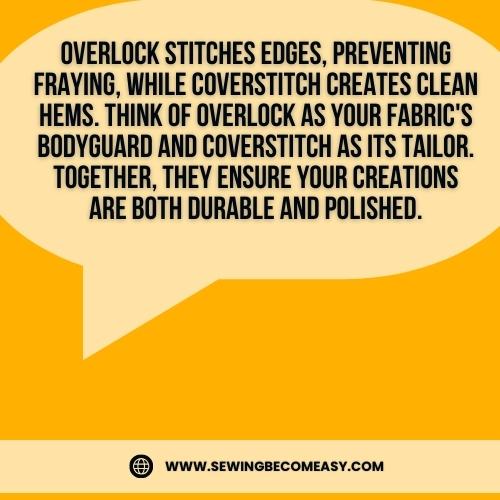 What Is the Difference Between Overlock and Coverstitch