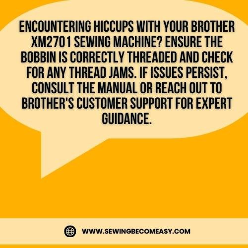 Effortless Fixes: Brother Sewing Machine Xm2701 Troubleshooting