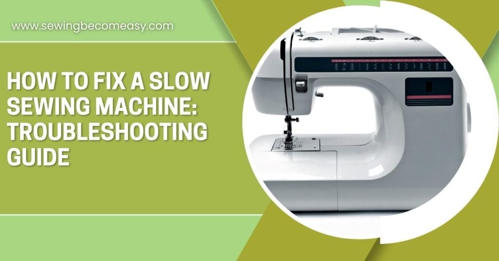 How to Fix a Slow Sewing Machine