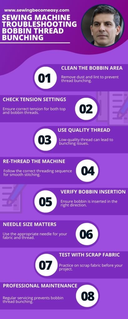 Sewing Machine Troubleshooting Bobbin Thread Bunching