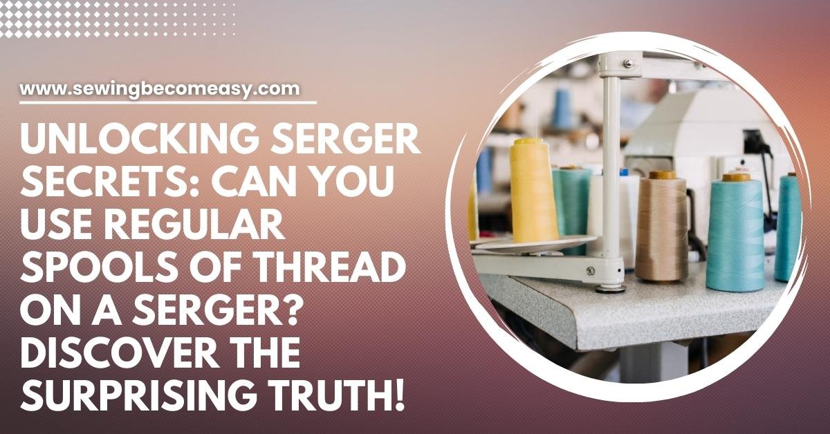 Can You Use Regular Spools Of Thread On a Serger